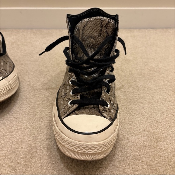 Converse All Star Chuck Taylor 70 Snakeskin High Top Shoes Sneakers Size US 10.5 - Picture 14 of 16